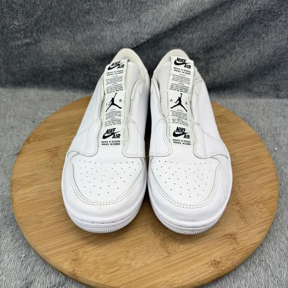 Nike Air Jordan 1 Low Slip Shoes Womens Size 8.5 White Sneakers AV3918-100